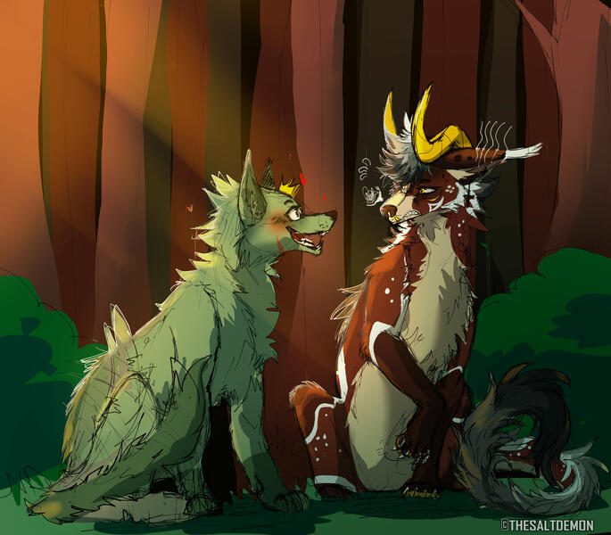 sketched scene, fullbody, 2 characters