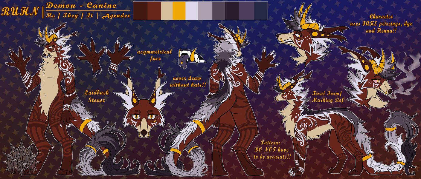 custom, detailed ref, additional parts; 1 fullbody, 1 headshot