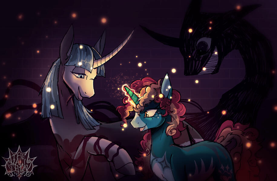 Sketch scene, haldbody, 2 characters